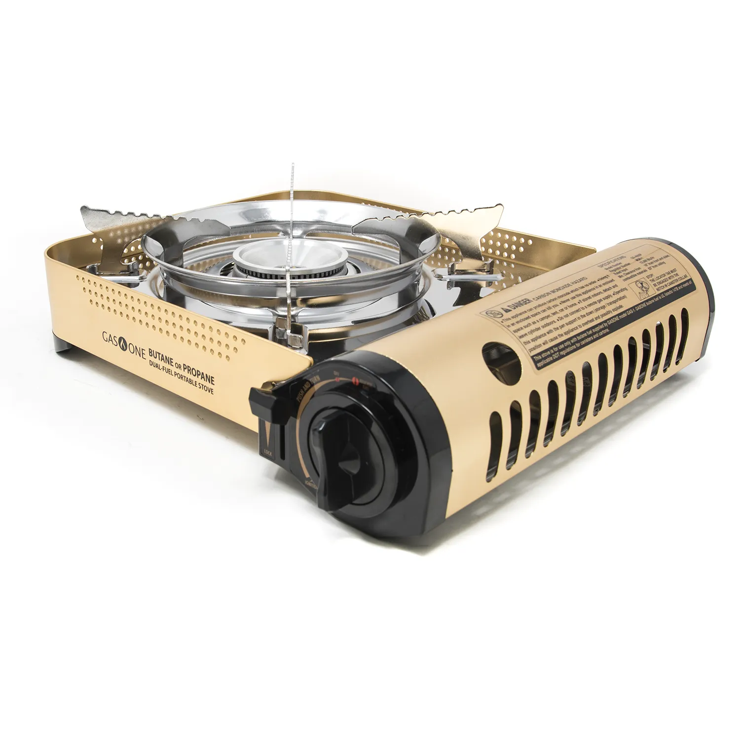 12,000 BTU PORTABLE DUAL FUEL CAMP STOVE